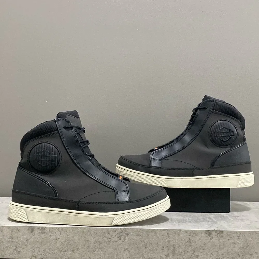 Harley Davidson Men’s Vardon Black Waterproof High Top Boot/ Sneaker Size 11.5
